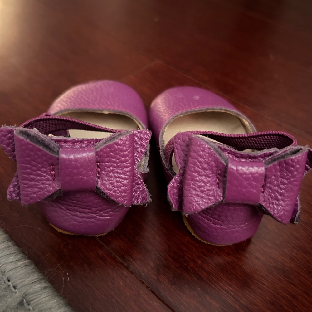 Monkey Feet size 0-3 month purple